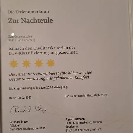 Zur Nachteule 度假居